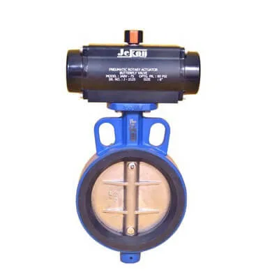 pneumatic actuator butterfly valve