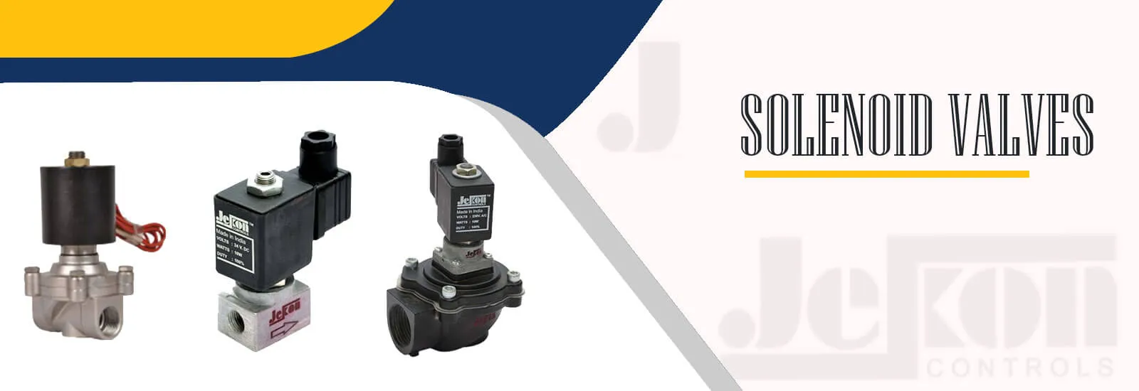 Solenoid Valves Banner